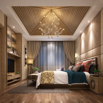 现代风格卧室