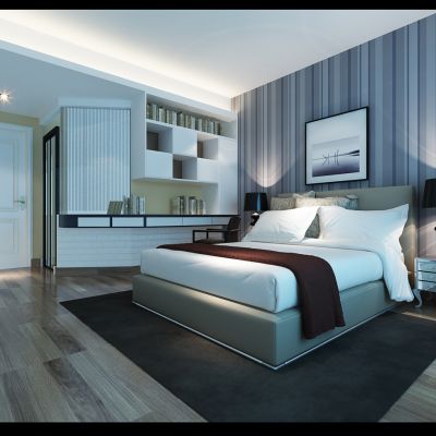 现代风格卧室