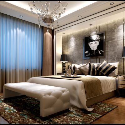 现代风格卧室
