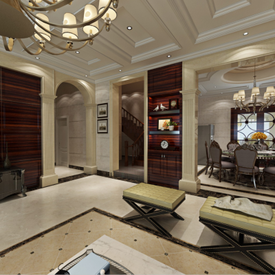 简欧风格客餐厅