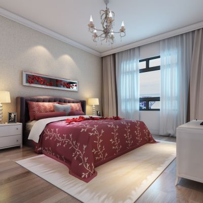 现代风格卧室