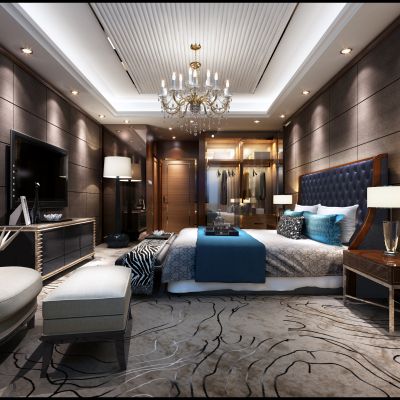 现代风格卧室