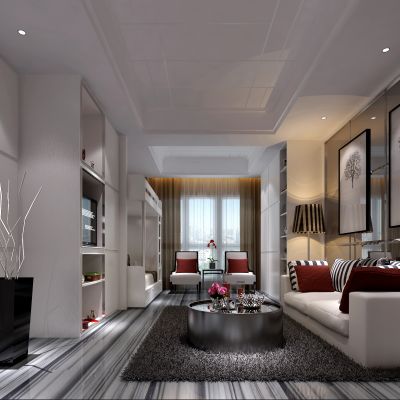 现代风格客厅