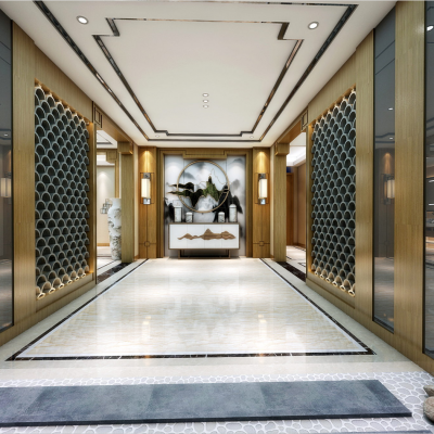 新中式风格玄关过道