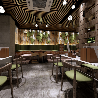 现代风格办公区