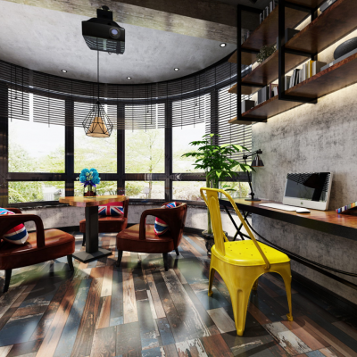 美式风格办公区