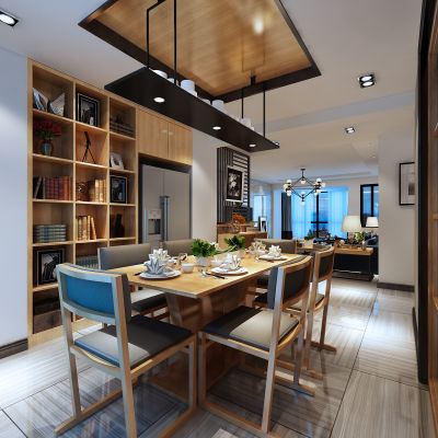 现代简约客餐厅