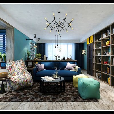 工業(yè)風客餐廳