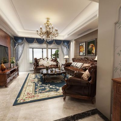 美式风格客餐厅