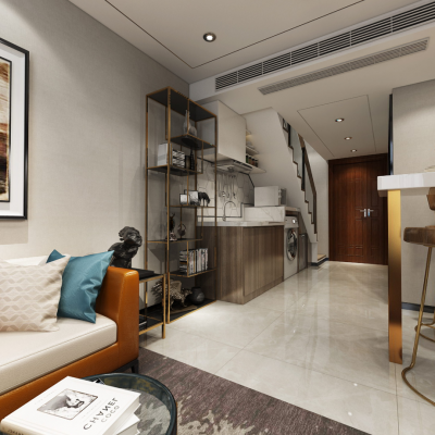 现代复式楼客厅