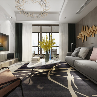 现代风格客厅