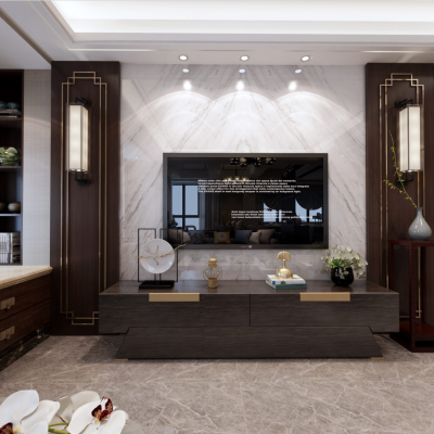 新中式风格客餐厅