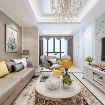 欧式风格客餐厅