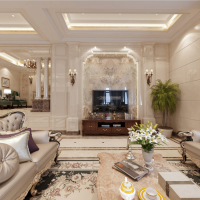 欧式风格客餐厅