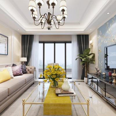 简欧风格客餐厅