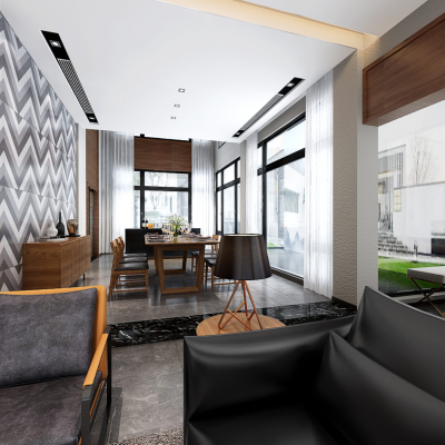 现代风格客餐厅