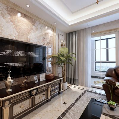 简欧风格客餐厅