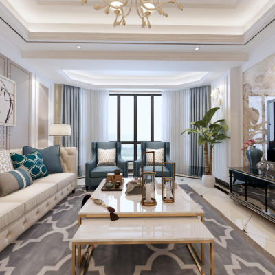 简欧风格客餐厅