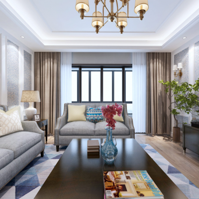 简欧风格客餐厅