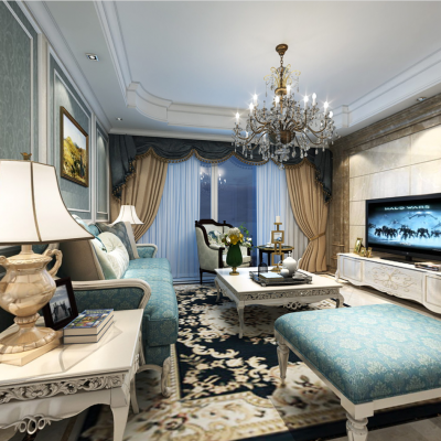 欧式风格客餐厅