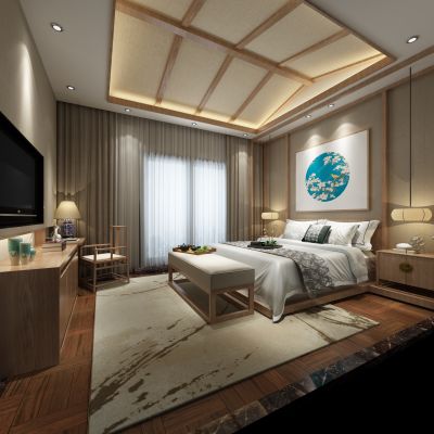 现代风格酒店客房