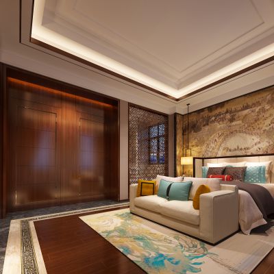 现代风格酒店客房