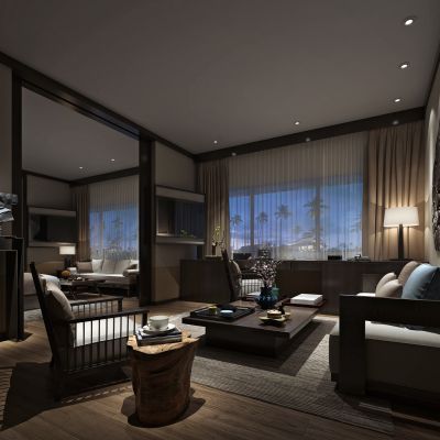 现代风格酒店客房