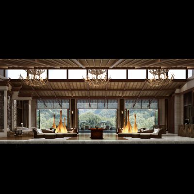 现代风格酒店大堂