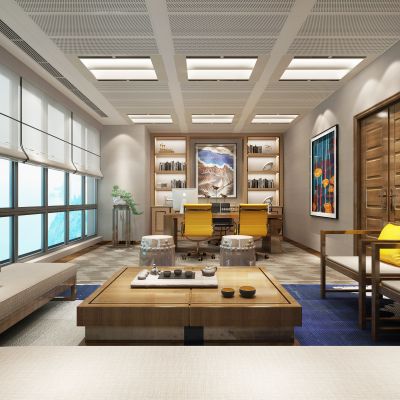 现代风格领导办公室