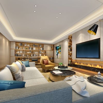 现代风格领导办公室