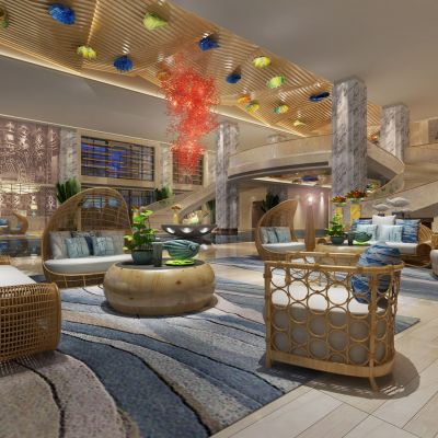 现代风格酒店大堂