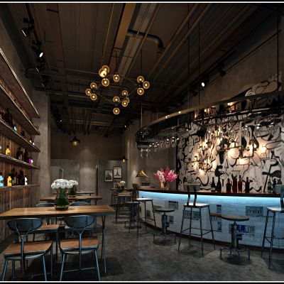 现代风格酒吧