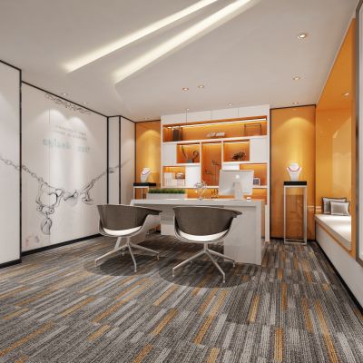 现代风格领导办公室