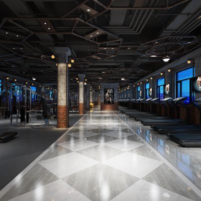 现代风格健身房