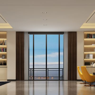 现代风格领导办公室