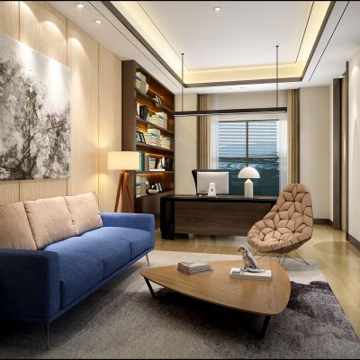 现代风格领导办公室