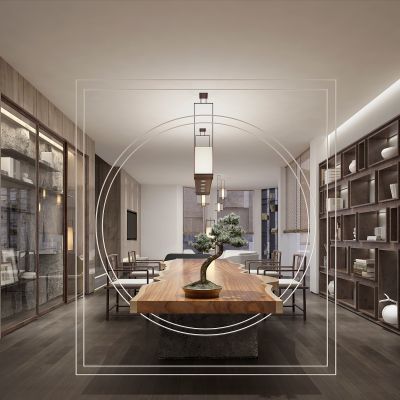 现代风格会议室