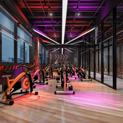 现代风格健身房