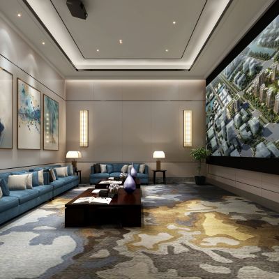 现代风格会议室