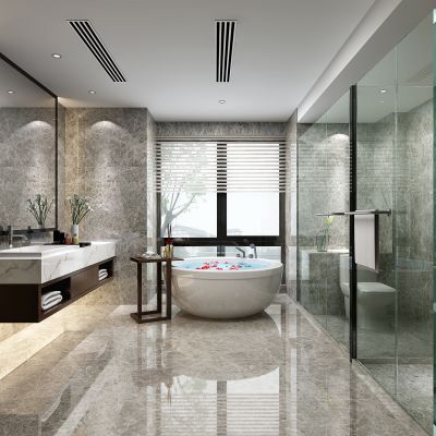 现代风格酒店卫生间