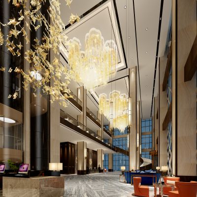 现代风格酒店大堂