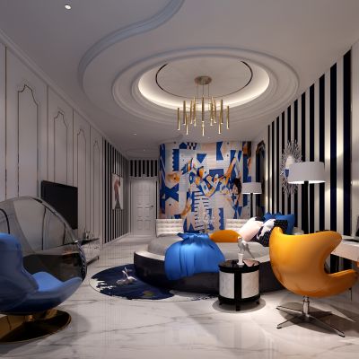 现代风格酒店客房