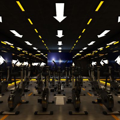 现代风格健身房