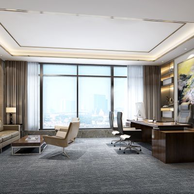 现代风格领导办公室