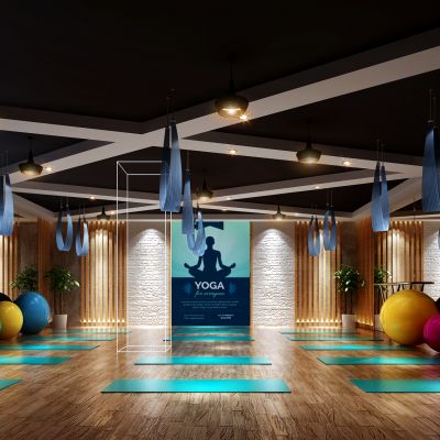 现代风格健身房