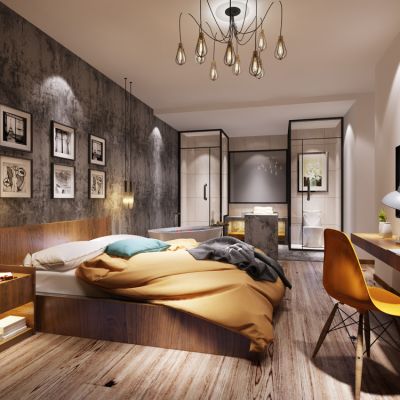 现代风格酒店客房