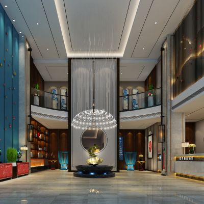 现代风格酒店大堂