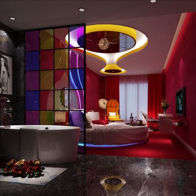 现代风格酒店客房