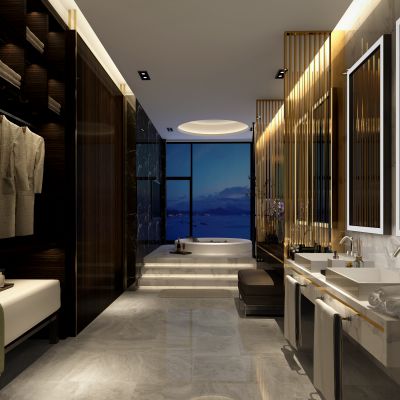 现代风格酒店卫生间