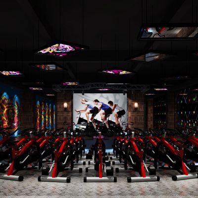 现代风格健身房